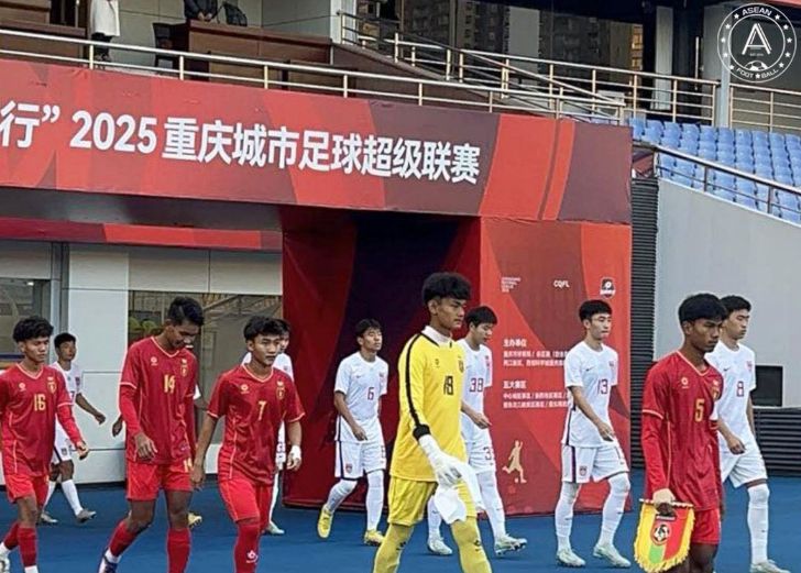 राष्ट्रीय फुटबॉल टीम U16 एक मैत्रीपूर्ण मैच में म्यांमार U16 से 0-2 से हार गई। उन्होंने कुछ दिन पहले अपने प्रतिद्वंद्वी को 4-0 से हराया था.